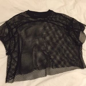 Fishnet football jersey tee